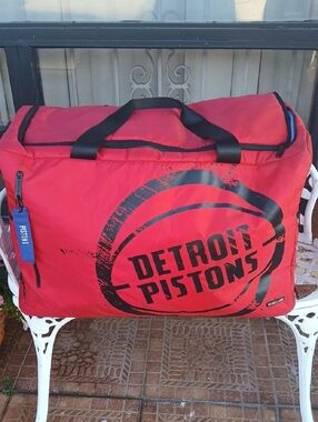 Detroit Pistons Private Label Duffel Bag - Sports Travel Bag